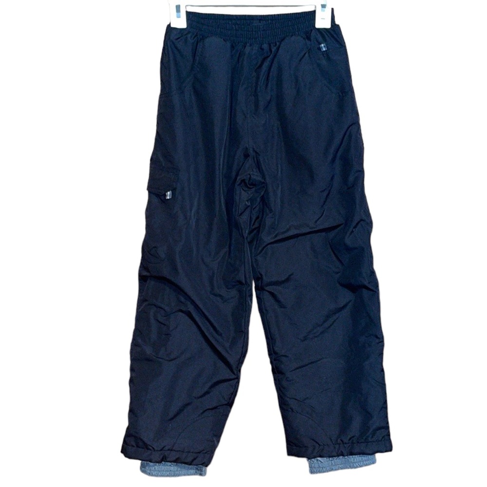 •WHITE SIERRA•NWOT KIDS' BLACK UNISEX GRAY FLEECED LINED SNOW SKI PANTS SIZE MED